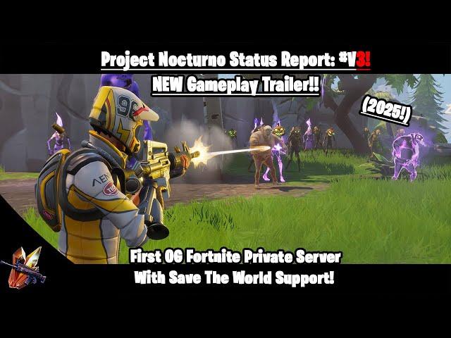 Project Nocturno: Announcement Trailer [OG Save The World Private Server for Fortnite in 2025!!]