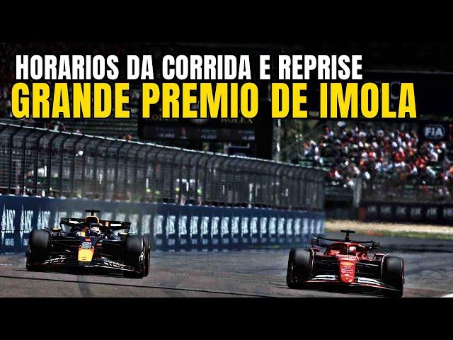 F1 2024 - GRANDE PRÊMIO DE IMOLA - HORÁRIO DA CORRIDA E REPRISE NA BAND E BAND SPORTS - FORMULA 1