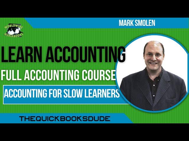 Accounting For Slow Learners