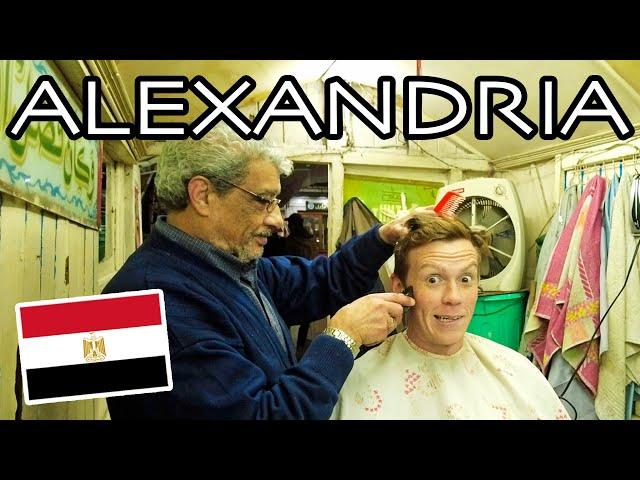 First Impressions of ALEXANDRIA, EGYPT! Cow Brains & Street Haircuts Travel Vlog