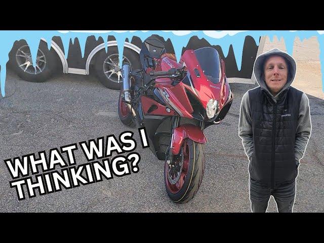 Breaking The Stock Bike Record In FREEZING Weather!