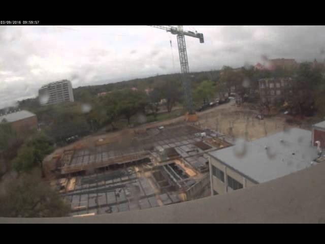 UIW Student Engagement Center construction webcam - March 2016