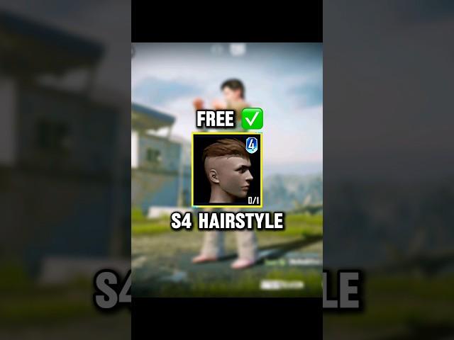 Free Unlock Season 4 Hairstyle Trick  #pubgmobile #bgmi #tipsandtricks