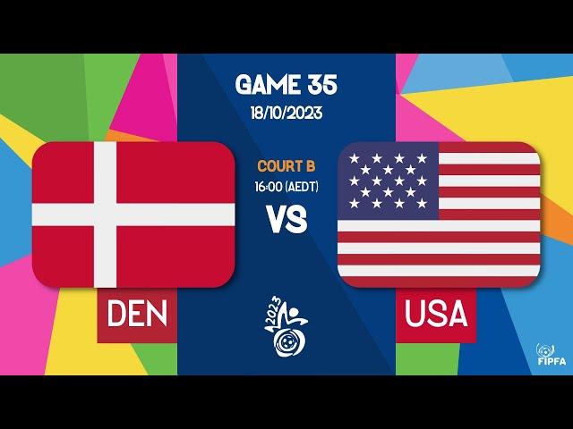 Denmark vs USA - 2023 FIPFA Powerchair Football World Cup