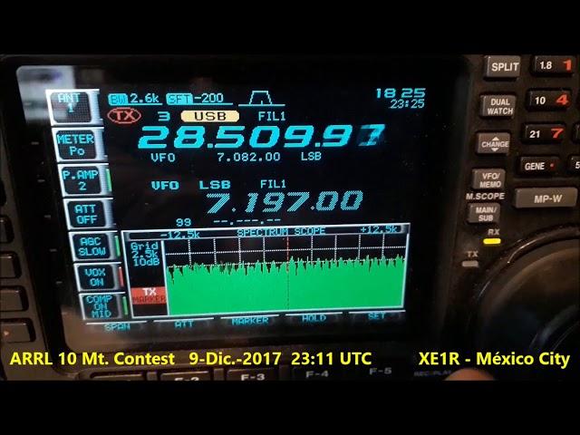 ARRL 10M CONTEST Bad Conditions, Mexico - CMX