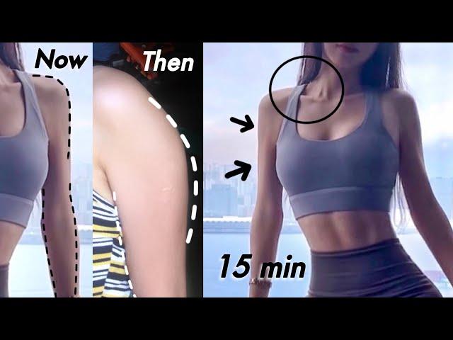 Slim Arms, 90° Shoulders & Collarbone? 3-in-1 Effective Upper Body Beginner Exercise Workout Routine