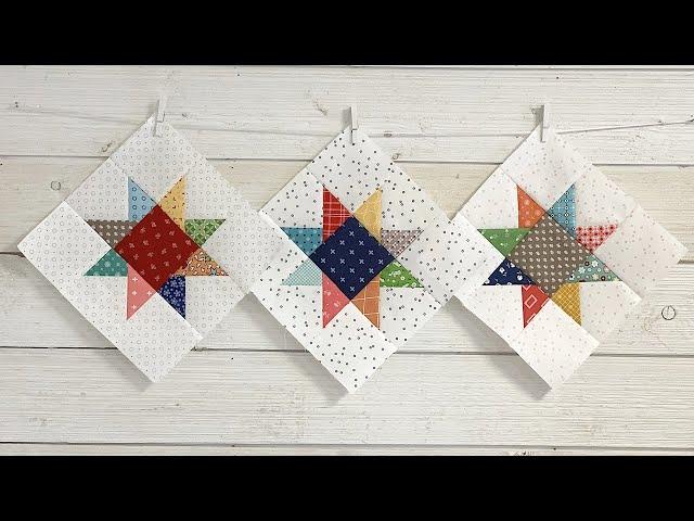 Sew Your Stash Series #10 - Criss-Cross Star Quilt Block!!