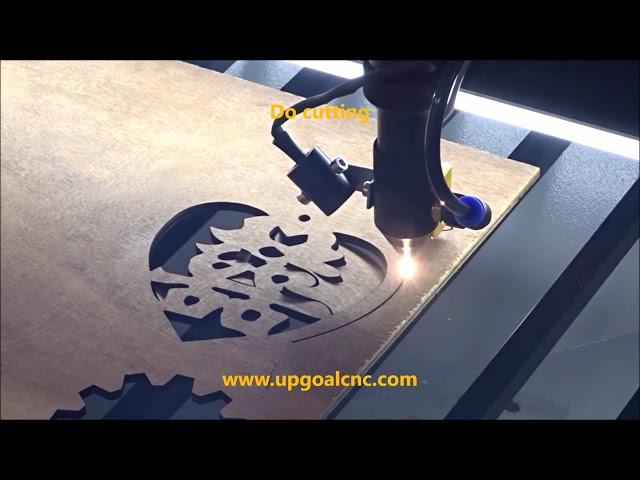 130W Wood Co2 Laser Cutting Machine with RuIDa 6442 Controller