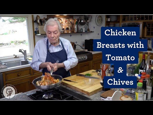 Easy Sautéed Chicken Breasts with Tomato & Chives