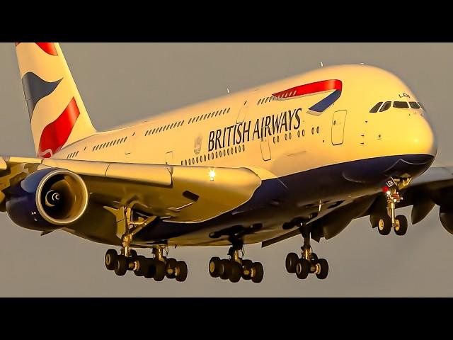  500 TAKEOFFS & LANDINGS in 4 HRS Aircraft Identification, London Heathrow Airport Plane Spotting