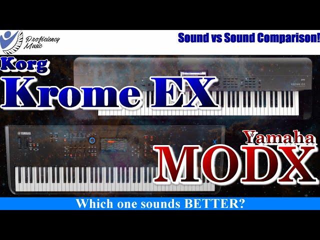 Korg KROME EX vs Yamaha MODX: Sound vs Sound COMPARISON!!!