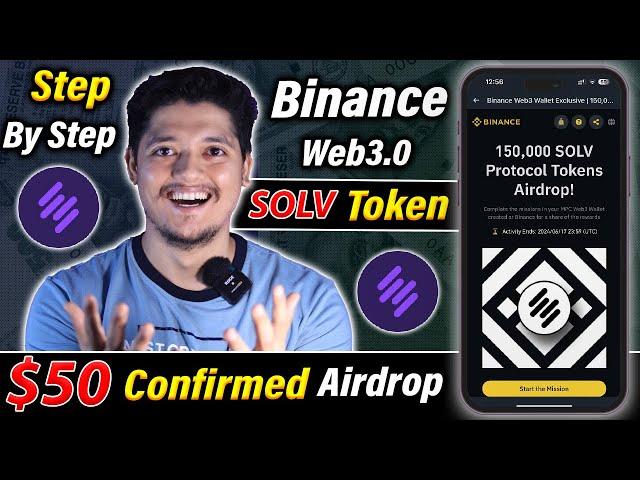 SOLV Protocol Claim $50 Token  - Binance Web3.0 SOLV Airdrop & Step By Step To Claim 2024 