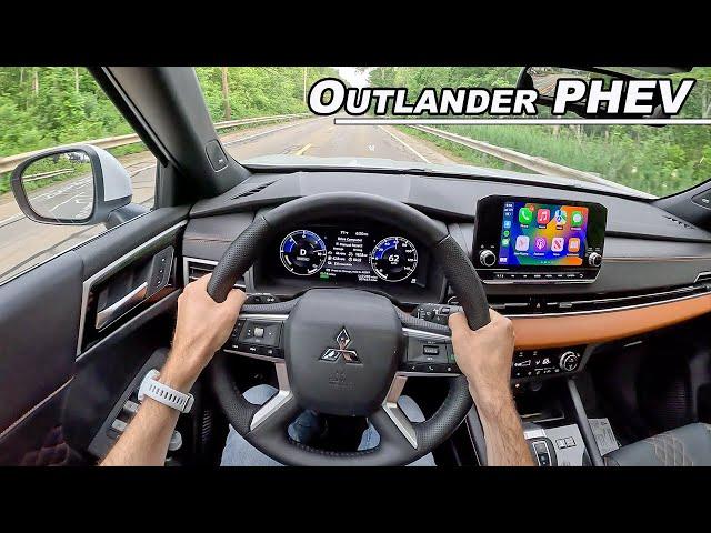 Living With The 2023 Mitsubishi Outlander PHEV - Better than Rav4 Prime? (POV Binaural Audio)