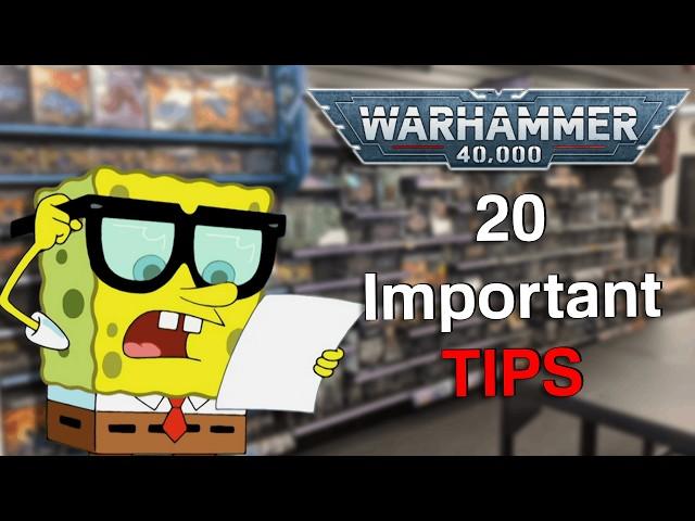 20 IMPORTANT Hobby Tips If You're Starting Warhammer