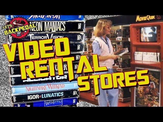 VIDEO RENTAL STORES of the 80s & 90s! #rental