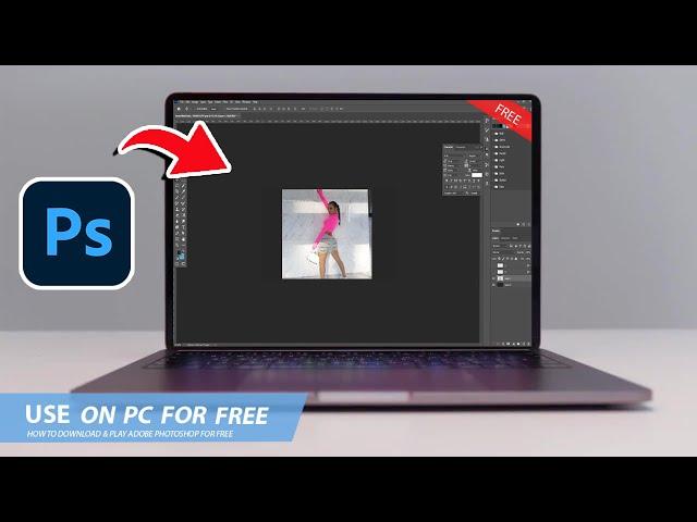 ADOBE PHOTOSHOP: HOW TO DOWNLOAD & USE PHOTOSHOP ON PC / LAPTOP FOR FREE(2024)