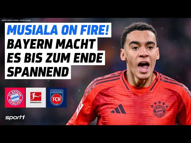 FC Bayern München - 1. FC Heidenheim | Bundesliga Tore und Highlights 13. Spieltag