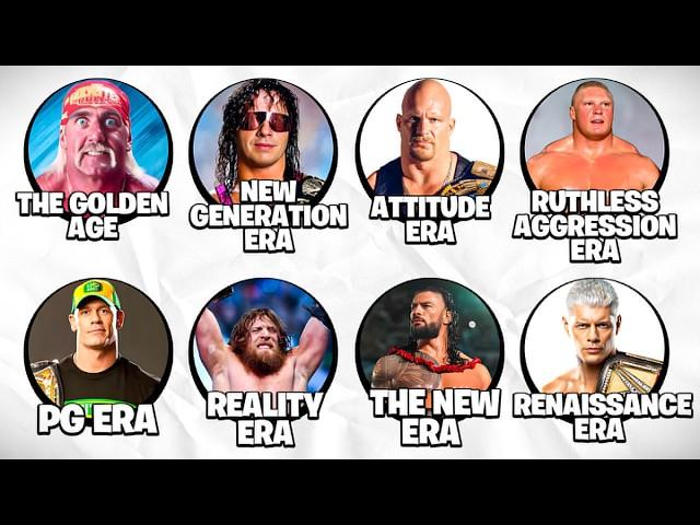 All 8 Wrestling Era in WWE History Explained in 36 Minutes