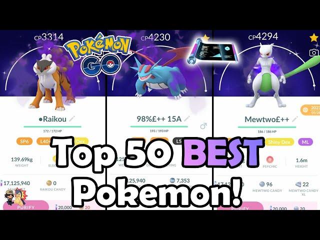 TOP 50 BEST SHADOW POKEMON to REMOVE FRUSTRATION in Pokémon GO! (2024)