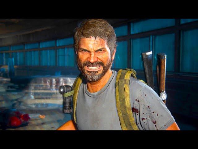 The Last of Us Part 1 Joel Brutal Aggressive Gameplay - Labs Chapter