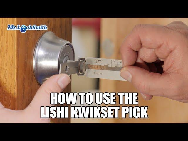 How to use the Lishi Kwikset Pick | Mr. Locksmith™