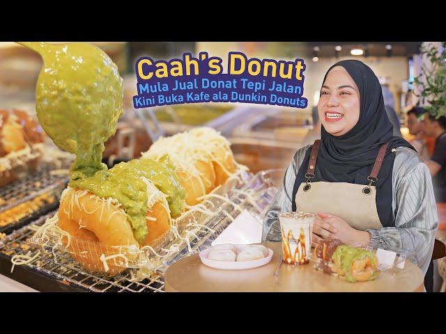 Donat Pelbagai Perisa Dibuat Segar Di Hadapan Pelanggan | Caah's Donut