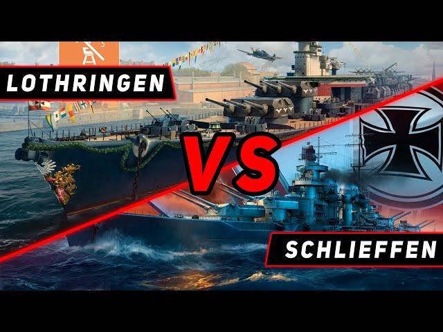 ЛИНКОР LOTHRINGEN VS SCHLIEFFEN! VKPLAY TWITCH TROVO YOUTUBE МИР КОРАБЛЕЙ | WORLD OF WARSHIPS!