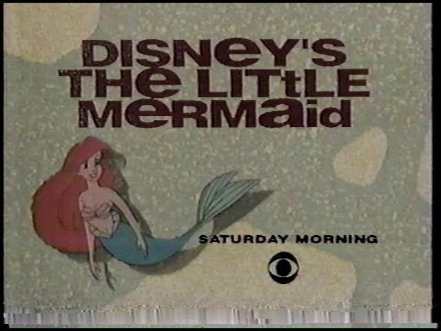 Disney's The Little Mermaid - CBS Kid TV Promo (1992)