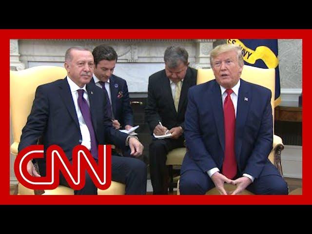 Trump praises Erdogan during White House visit