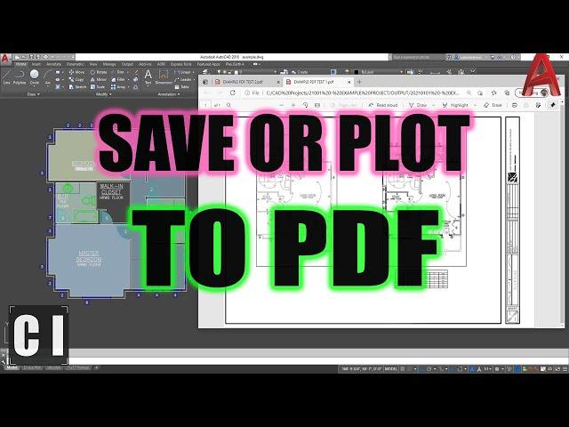 AutoCAD How to Save or Print As PDF - Quickly & Easily! | 2 Minute Tuesday