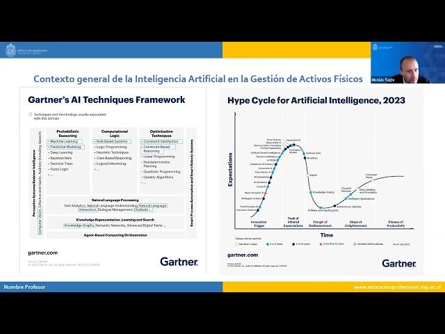 Webinar UC: "Aplicaciones de tecnologías de inteligencia artificial"