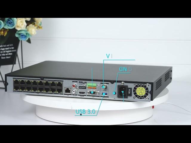 Hikvision DS-7616NXI-I2/16P/S Acusense 16Ch 4K NVR Network Video Recorder