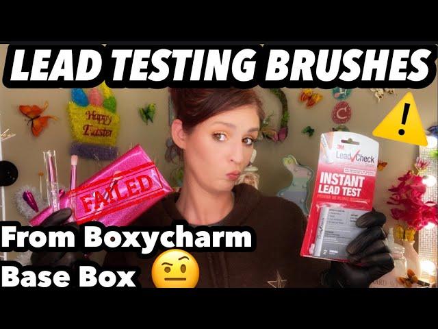 Lead Testing Glamierre Brushes from BOXYCHARM’s Base Box