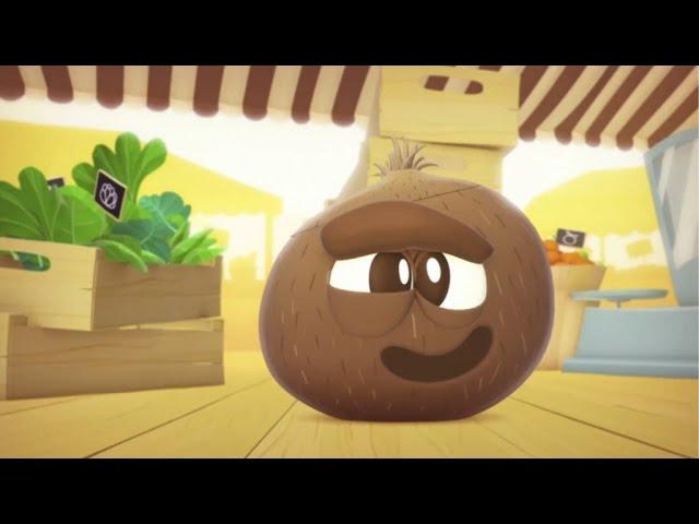 Learn Fruits and Vegetables for Kids : The Coconut