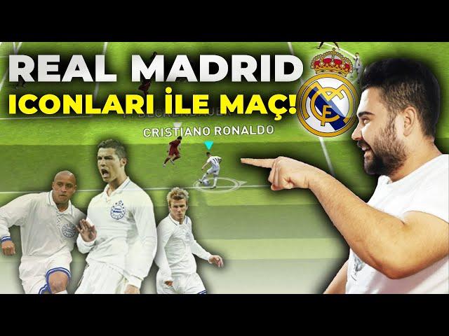 BU RONALDO BİR BAŞKA…  REAL MADRID ICONLARI İLE MAÇ! EFOOTBALL PES 2021 MOBILE