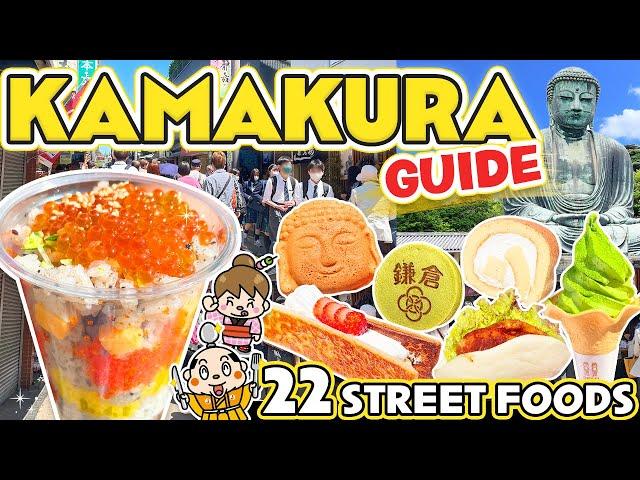 Japanese Street Food Tour in Kamakura / Japan Travel Food Vlog