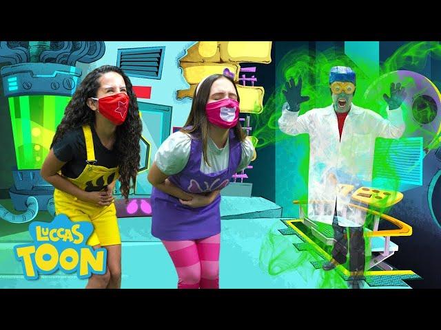 Aventuras de superhéroes y aventureros en el colegiо  LUCCAS TOON en Español