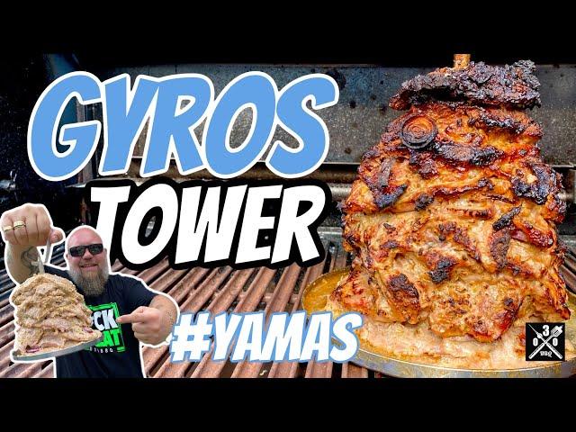 GYROS für Alle ! Im Grill oder Ofen Der Gyros Tower  - 030 BBQ