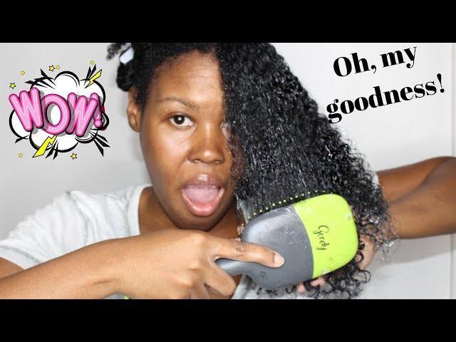 I Tried The Goody Detangle It Brush On My Type 4 Hair | No Pain Just Slip