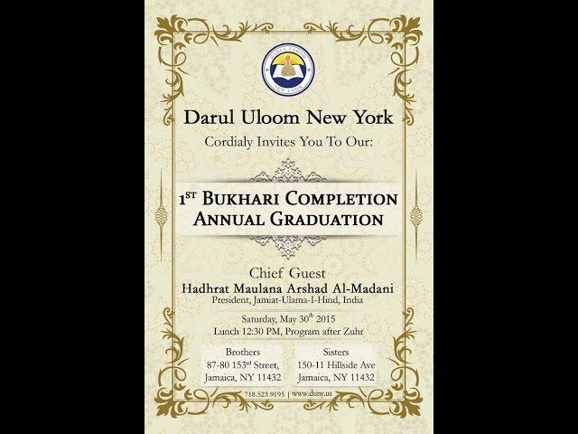 Annaual Graduation and 1st Bukhari Completion 2015