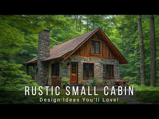 Rustic Elegance: Cozy Small Cabin Design Ideas You’ll Love!