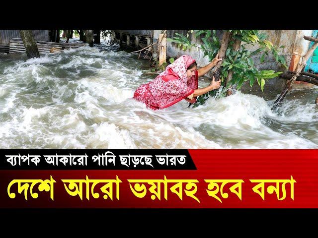 বন্যার খবর ২০২৪ - ব্যাপক আকারে পানি ছাড়ছে ভারত ! ভয়াবহ বন্যায় ভাসছে দেশ আরো ভয়াবহ হবে বন্যা | Flood