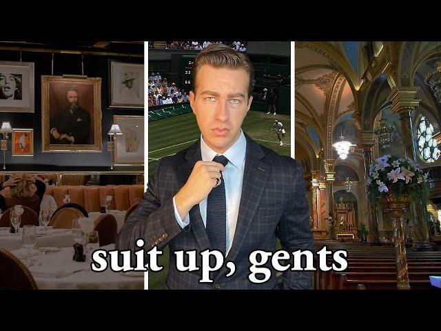 10 places a man can wear a suit these days