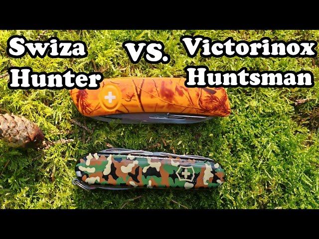 Victorinox Huntsman vs. Swiza Hunter - Schweizer Taschenmesser im Vergleich