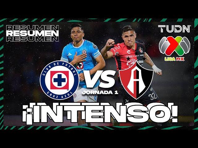 Resumen y goles | Cruz Azul vs Atlas | Liga Mx - CL2025 J1 | TUDN