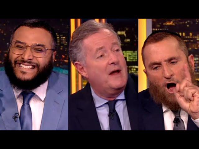 Piers Morgan moderates fiery debate between Rabbi Shmuley and Mohammed Hijab