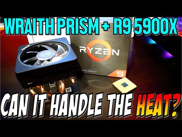 Ryzen 9 5900X Cooled By Wraith Prism CPU Cooler - Can The AMD Stock Cooler Handle A 12 Core BEAST?