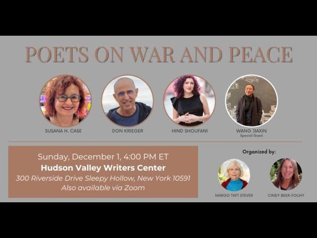 War and Peace Poetry Reading, Sleepy Hollow, NY - 1Dec2024