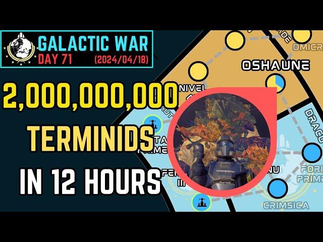 Over 46,000 Terminids Killed Per Second - Galactic War Update Day 71(2024/04/18)