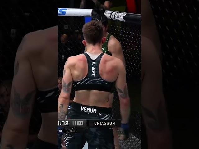 Battled until the VERY END!! 🫡 #ufcvegas107
